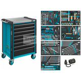 HAZET 179NX-8/206 TOOL TROLLEY WITH 206 TOOLS AND 8 DRAWERS